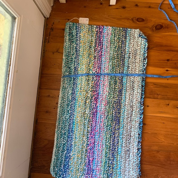 Multicolor Crochet Rug - Picture 3 of 3